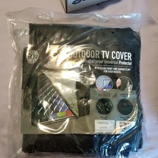KHOMO GEAR Outdoor TV Cover with Clear Front Universal Weatherproof Protector...