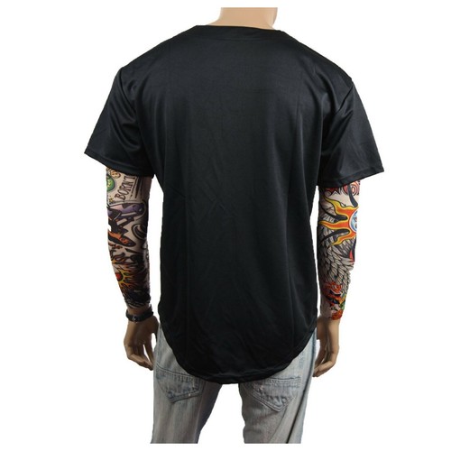 Mens Baseball Jersey Raglan Stripe Sports Uniform Team Hipster Tee Casual S-3X - 第 59/155 張圖片