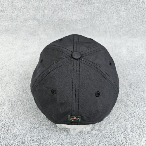 Minnesota Wild Hat '47 Brand Baseball Cap Lightweight Strapback OSFM Black NHL - Picture 7 of 8