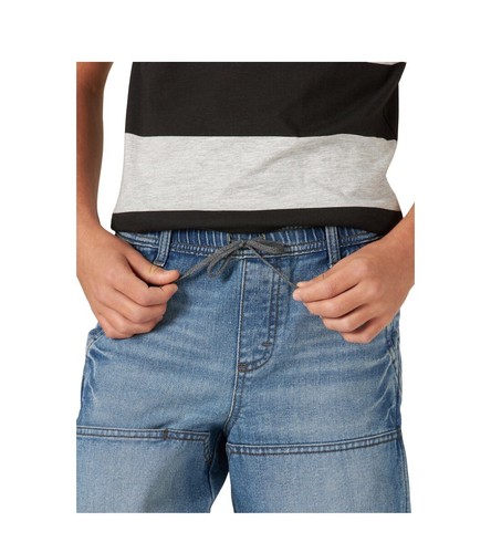 Wrangler Boy's Blue Denim Washed Skater Denim Shorts - Select Size- NEW - Picture 4 of 11