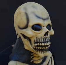 Creepy Scary Halloween Costume Mask Rubber Latex - Skull Skeleton Mask