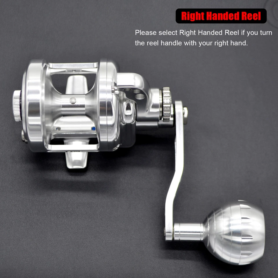 CAMEKOON Multi-/Baitcastrolle 9+2 Lager Ladung 30KG Meeresrolle Trollingrolle - Bild 3 von 4