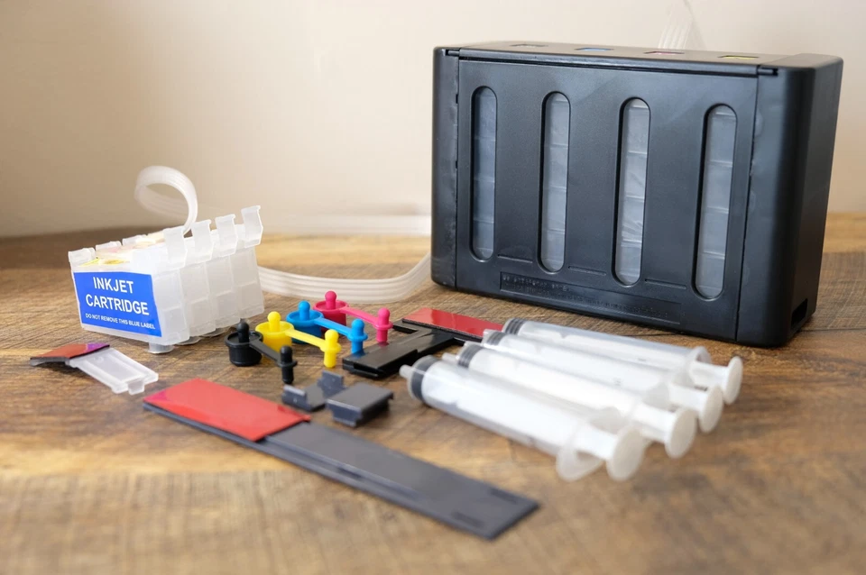 ECOPRO Compatible CHIPLESS CIS Continuous Ink System For Epson XP4105 WF2850 - Image 4 of 4