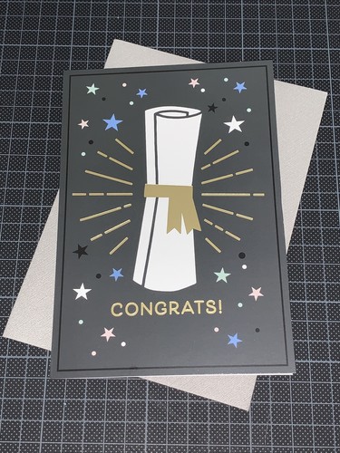 Hallmark Graduation Card: Happy Diploma Day College/High School/Nurse/Police etc - 第 1/7 張圖片