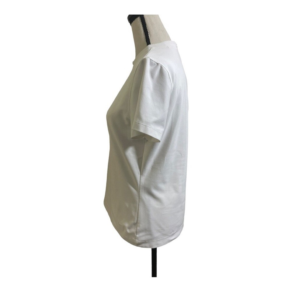 Nike Golf womens shirt. Short sleeve zipper back white. Golf. Medium eBay