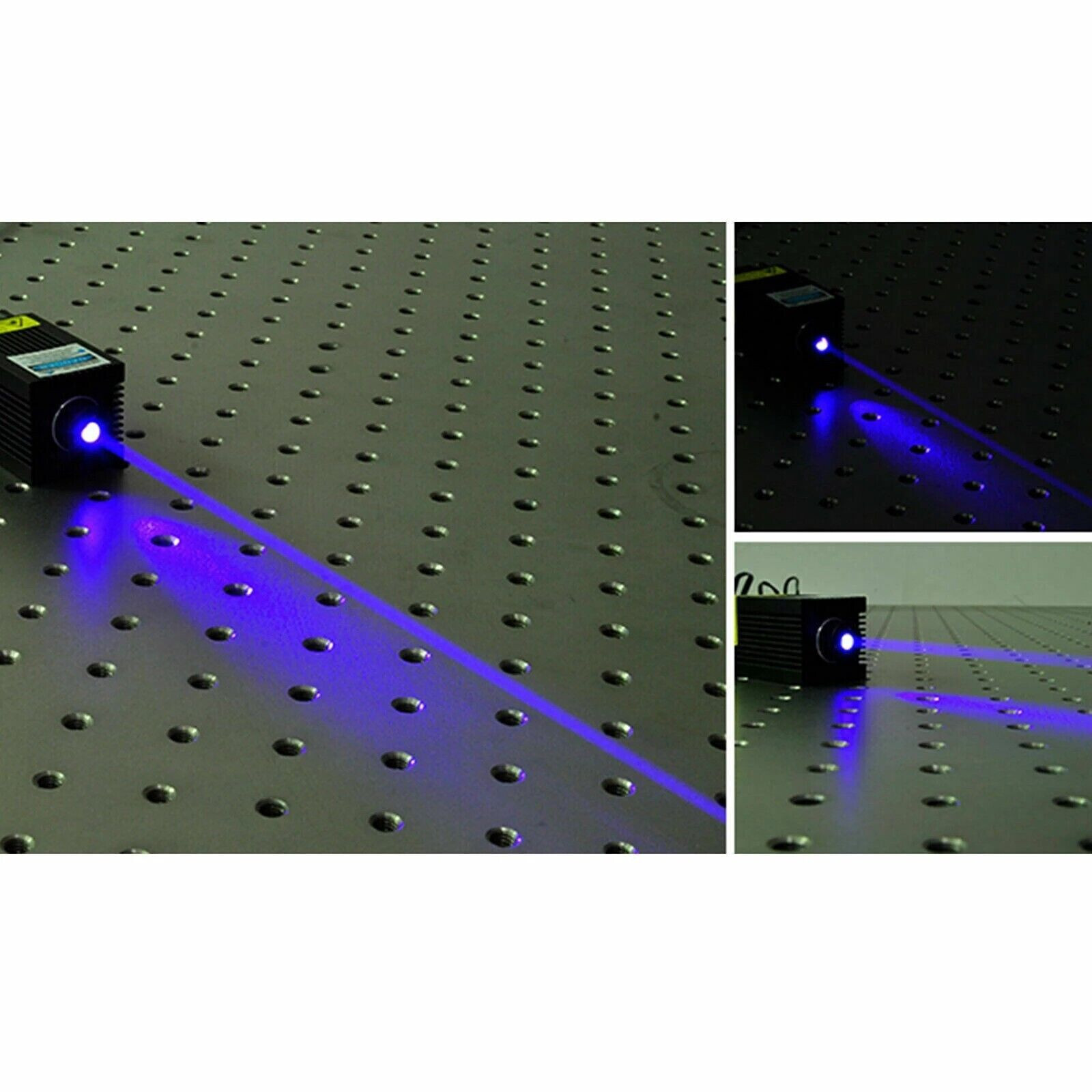 Engraving 450nm 2500mW 2.5W Blue Dot Focusable Laser Diode Module 12V Adapter