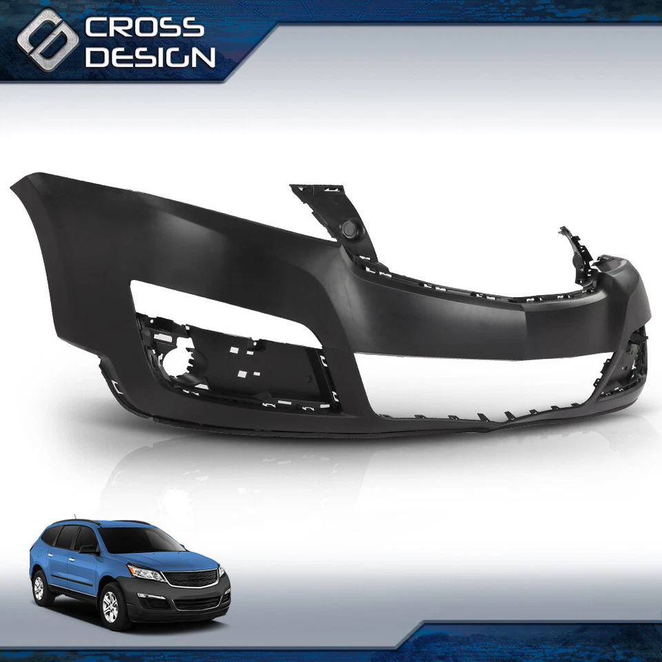 Cubierta de parachoques superior delantera sin orificios de sensor apta para Chevrolet Traverse 2013-2017 Foto 2 de 4