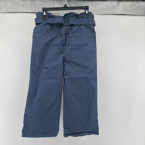 Free Assembly Girl’s Blue High-Rise Wide Leg Belted Crop Pants Size 7 - Picture 7 of 16