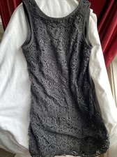 Forever 21 New Black Lace Dress Lined Small