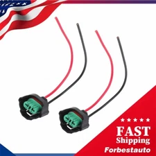 2 PCS Wire Pigtail Female C H11 Two Harness Fit Fog Light Bulb Lamp Connector
