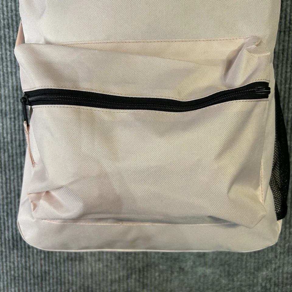 Nueva Mochila Dickies Rosa 2 Bolsillos Botella de Agua Bolsillo Lateral Escuela Todos los Días Foto 4 de 4