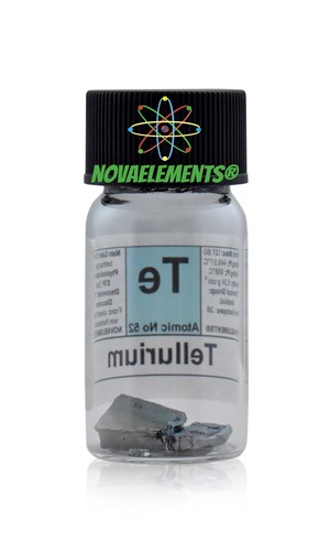 Tellurium Metal, Tellurium Element Sample, Tellurium Crystalline 3 Grams 99.999% - Picture 2 of 5