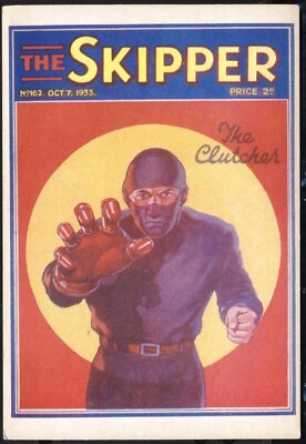 Moderne Postkarte/Postdruck: 1930 Cover des Comics DER SKIPPER. Kostenloser Versand UK