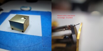 Service Réparation Cartouche Phono Avec Pointe Bore Microridge Neuve
