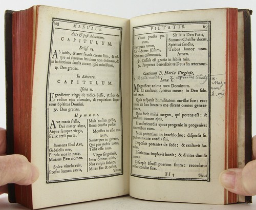 1763 Latin Paradisus Animae Paradise of the Christian Soul Rare Imprint Horstius - Foto 8 di 12