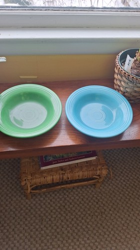 NEW FIESTA SET OF 2 INDIVIDUAL MIXED RAINBOW PASTA BOWL 8.25" - Picture 7 of 7