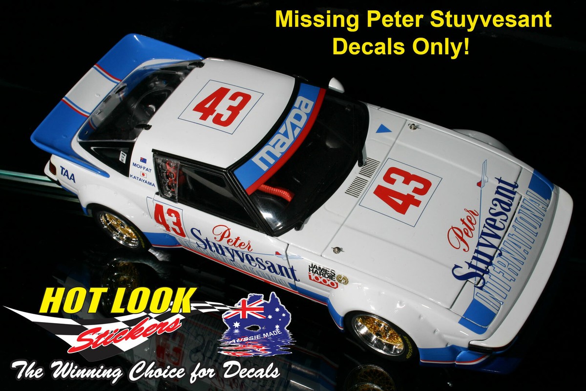 Hot Look Stickers Vinyl Decals 1:18 Scale Vinyl Decal Set For Allan ...