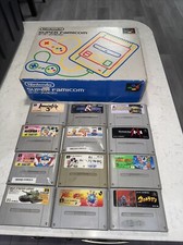 Nintendo SFC Super Famicom Console boxed System bundle Mint Includes 12 Games
