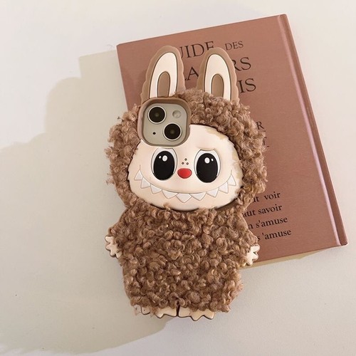Labubu 3d Toy Plush Phone Case Cover For Apple iPhone 11 12 13 14 15 16 Pro Max - Picture 4 of 13