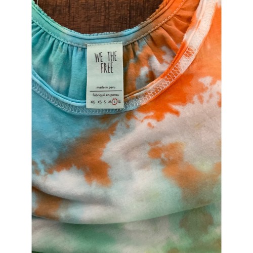 We The Free by Free People Tie Dye Babydoll Tunic Top Large - Picture 3 of 5