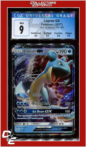 Lapras-GX graded CGC 9 for sale on eBay