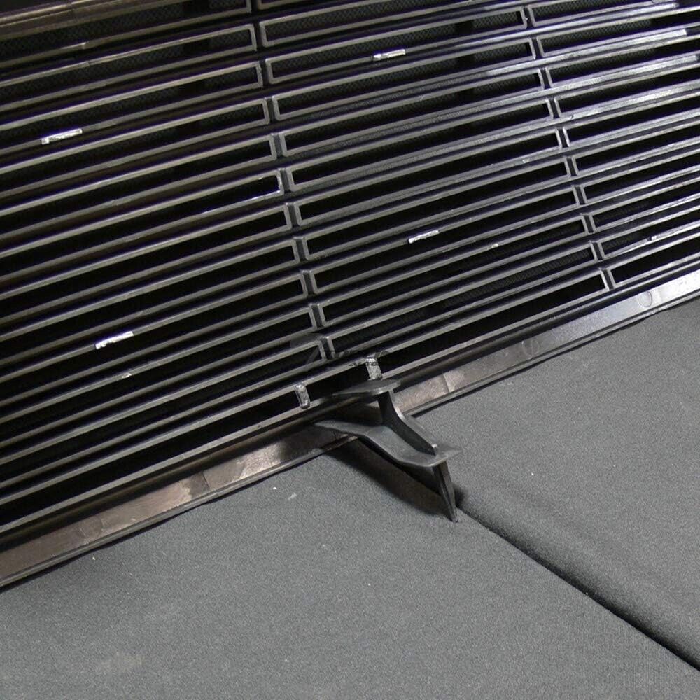 Glossy Black Front Grill Horizontal Billet Complete For 2005-2011 Toyota Tacoma