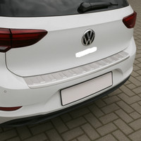 Chrom Ladekantenschutz FüR VW Polo 6 VI Facelift Edelstahl Mit Abkantung