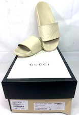 Gucci Microguccissima Soft Ivoire Men's Sandals 567115 - Size US 9G / EUR 41