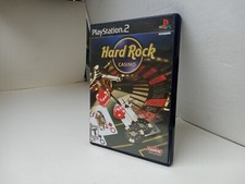 HARD ROCK CASINO Game Playstation 2 PS2 Complete V/GOOD USA NTSC #T56
