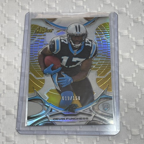 8 tarjetas 2015 Topps Finest DEVIN FUNCHESS #37 oro refractor radiocontrol/150 panteras - Imagen 4 de 11