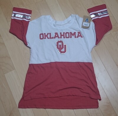 NWT Rivalry Threads 91 Oklahoma OU Sooners - Womans 3/4 Sleeve - Size Small