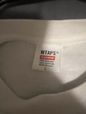 Tシャツ・カットソー Supreme WTAPS Sic'em! SICEM Tee White FW 21 WEEK 15 Supreme WTAPS Sic'em! SICEM Tee White FW 21 WEEK 15 (Supreme