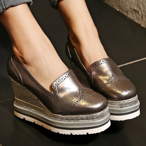 Women's High Heel Wedge Platform Shoes 