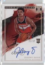 2022 Panini Impeccable Rookie Holo Silver 22/25 Johnny Davis #RA-JDV Auto 0t07