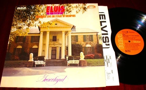 ELVIS PRESLEY CPL1-0606 AS RECORDED LIVE ON STAGE IN MEMPHIS ORIGINAL RCA ORANGE