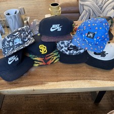 Lot Of 7 Nike SB Hats Skateboarding