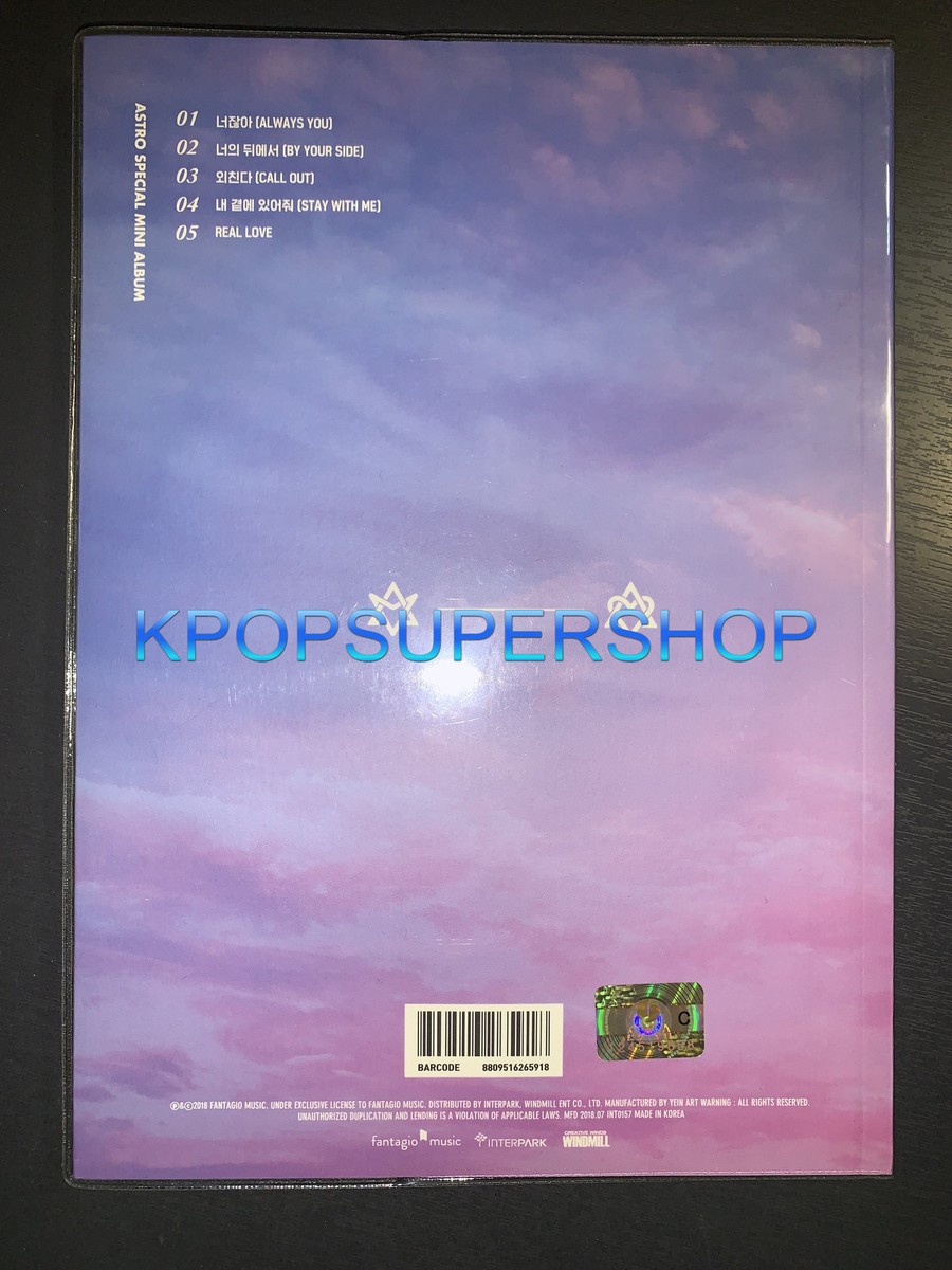 Astro Special Mini Album Rise Up CD Photobook Sanha Photocards