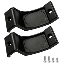 Shower Door Towel Bar Brackets for Bypass Doors - Nylon Towel Bar Bracket with M