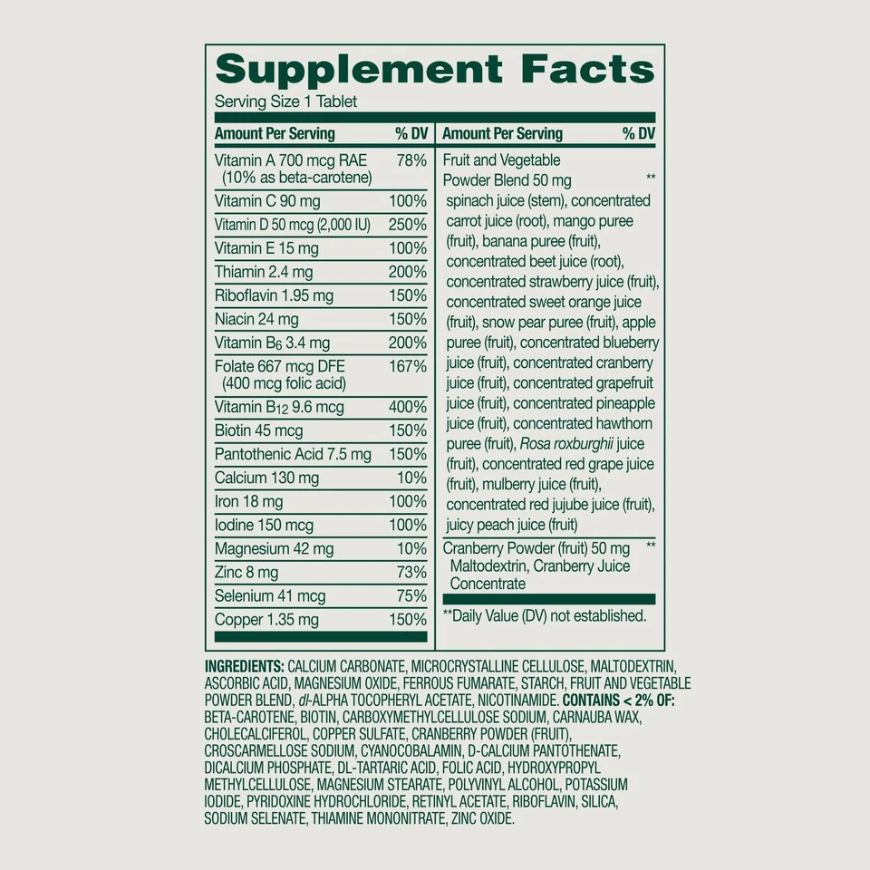 Spring Valley Women's Multi Tablets, 150 Count - Image 2 of 3