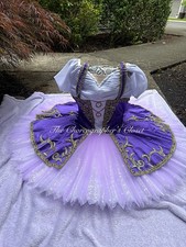 Professional Le Corsaire Medora Esmeralda Purple White ballet costume Tutu Small