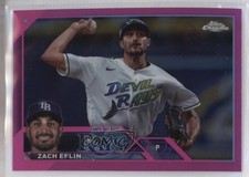 2023 Topps Chrome Update Pink Refractor Zach Eflin #USC97 18c3