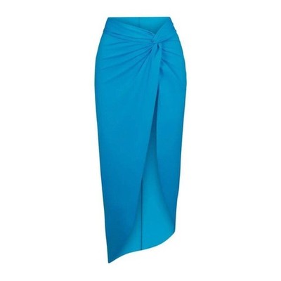 SKIMS Signature Swim Sarong Skirt - Turquoise Size XXS | eBay