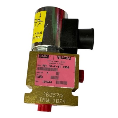 Vickers Danfoss SV4-10-C-6T-24DG Hydraulic Solenoid Valve 24VDC 300AA00082A