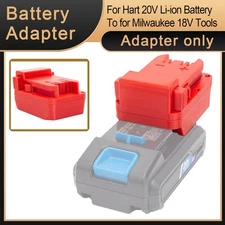 Battery Adapter To For Milwaukee 18V Power Tools For Hart 20V Li-ion Battery