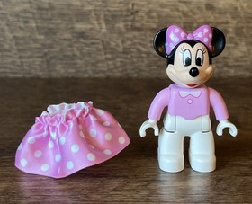 LEGO Duplo Disney Figures Mickey Mouse And Minnie Mouse With Skirt Collectible