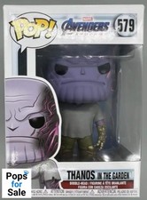 579 Thanos (in the Garden) - Marvel Avengers Endgame Box Funko POP dañado