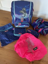 Step By Step Schulranzen mit Delfin-Motiv und passendem Zubehör