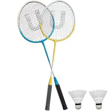 Professional Badminton Set 2 Player Racket Shuttlecock Carry Bag Garden Game