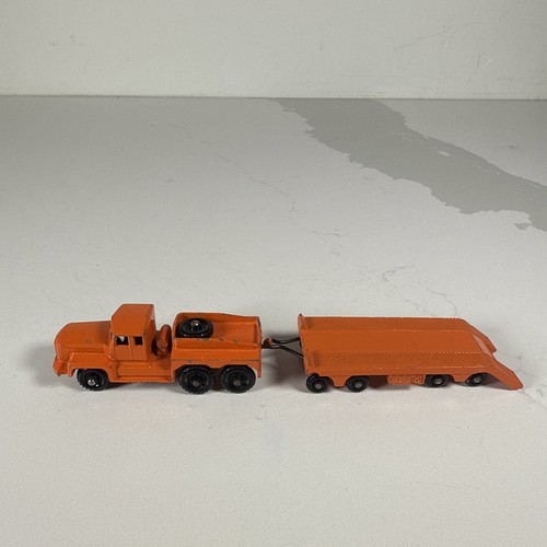 Matchbox Lesney Orange Rotinoff Super Atlantic Truck/Trailer #15 And #16*