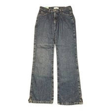 Wrangler Cash Cowgirl Cut Jeans Women 5/6x30 Blue Denim Bootcut Riding Denim NWT